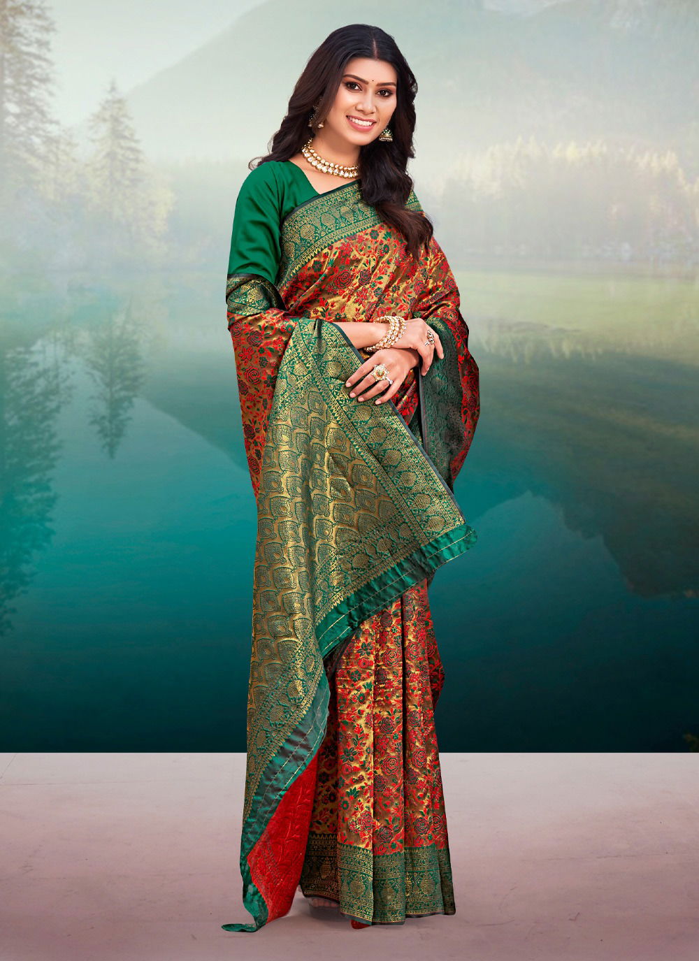 Sonpari Silk Occasion Wear Wholesale Banarasi Silk Sarees